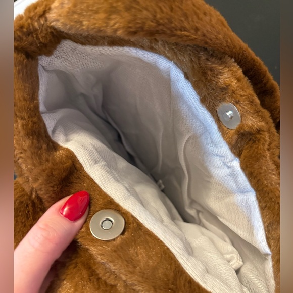 Labubu Style Character Faux Fur Tote New - Picture 3 of 3